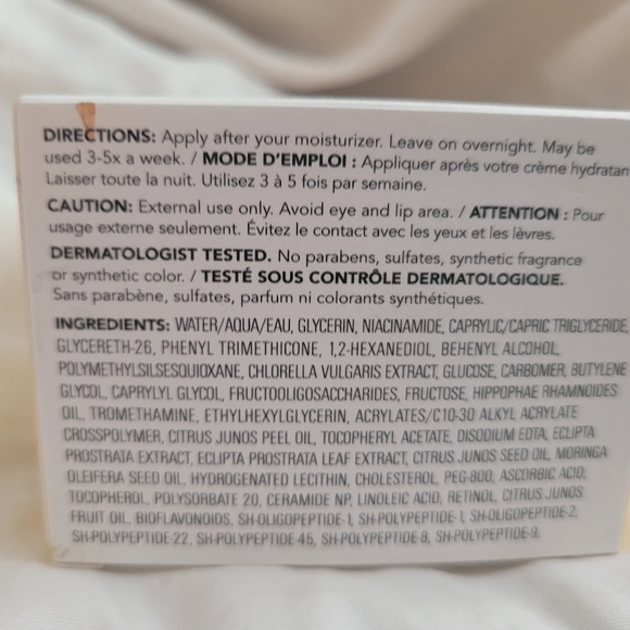 yuzu vitamin cSLEEP MASK￼50 ml/1.69 Fl. Oz.     - Picture 5 of 9